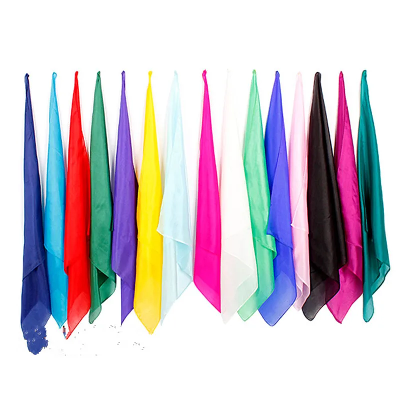 

1pc Professional Magician 90*90cm Silk Square Into Ultra-Thin Silk Scarf Magic Tricks Stage Magia Props Accessories Umbrellas