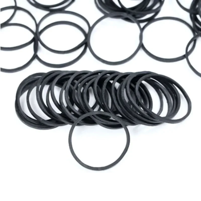 Black Elastic Rubber Bands School Office Home Industrial Ring Stretchable Paper Package Holder Rubber Band