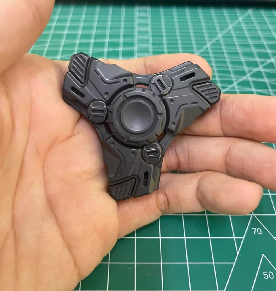 Used EDC Mackie Rx-03 zirconium alloy Fingertip gyroscope Decompression toys