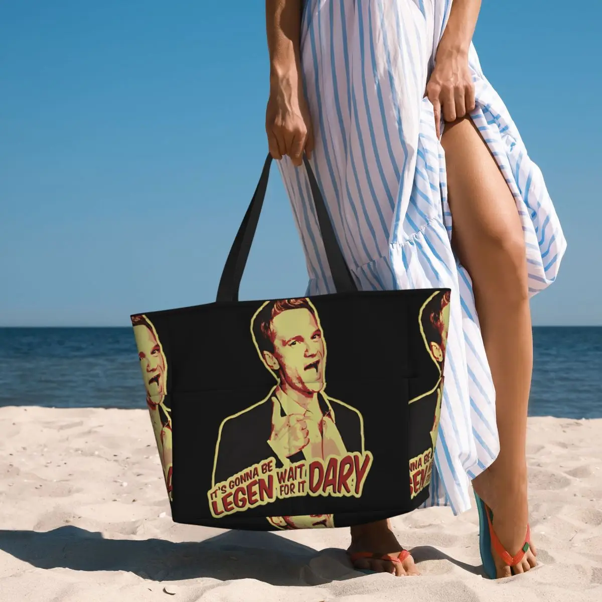 

Intervention How I Met Your Mother TV Show Beach Tote Bag Sport Gym Yoga Duffle Large Tote Bag Women Travel Bag Fitness bag