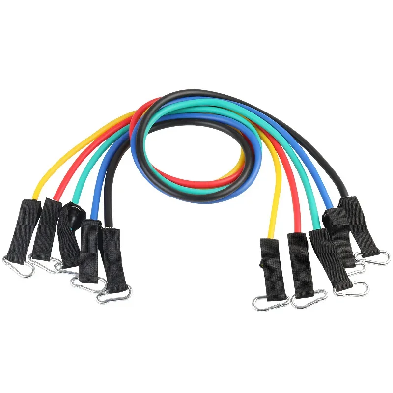 11pcs 150LBS Resistance Bands Set Resistance Bands With Door Anchor, Handles, Carry Bag, Legs Ankle Straps, Exercise Bands