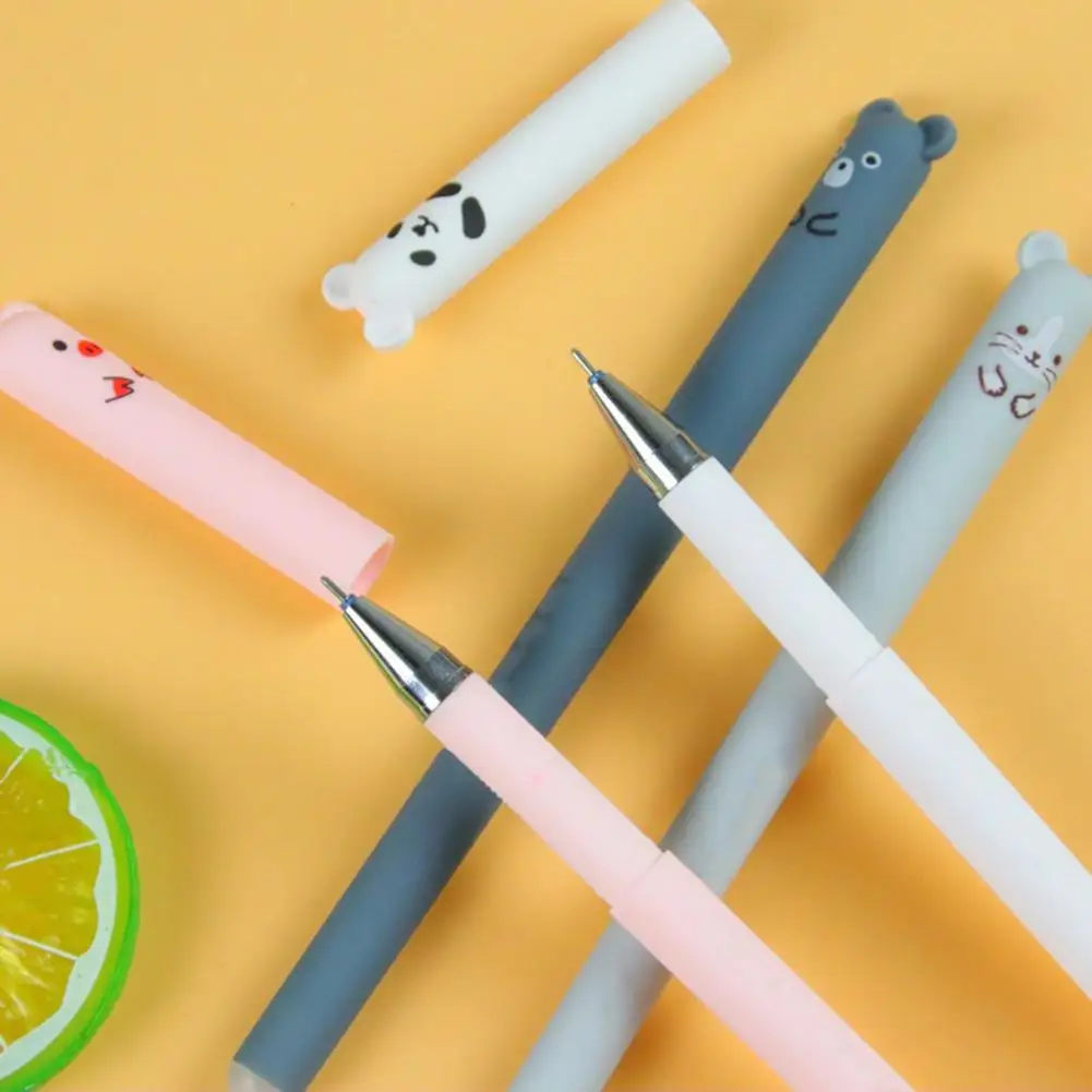 4Pcs Erasable Gel Pen Set Black Blue Ink 5.9 Writing Drawing Pens