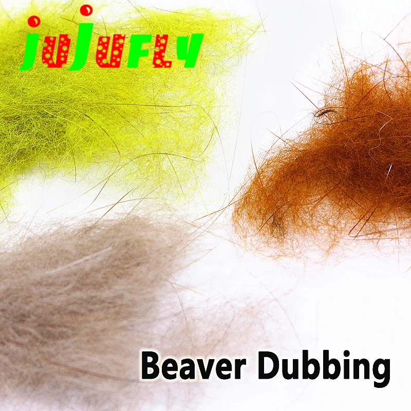 

New developed net 1gram 100% beaver dubbing natural floating dry fly dub for dry fly&small nymph bodies fly tying materials