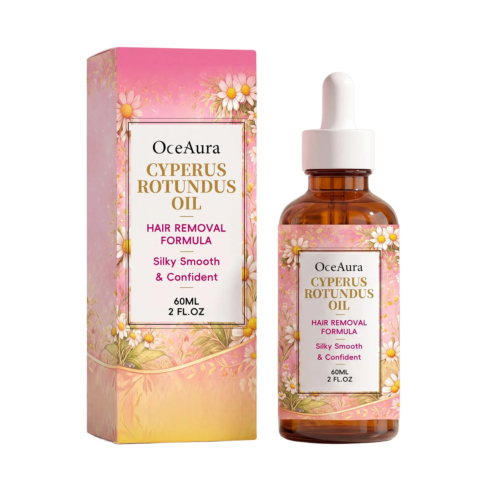 Cyperus Oil Hair Removal Essential Oil - Soothes Skin, Relieves Irritation After Hair Removal, and Brightens Skin Tone