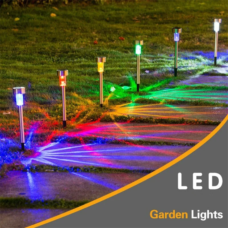 Outdoor Solar Weg Lichter LED Solar Garten Lichter wasserdichte Solar Terrasse Rasen Hof und Landschaft Lichter Garten Lampe Dekoration