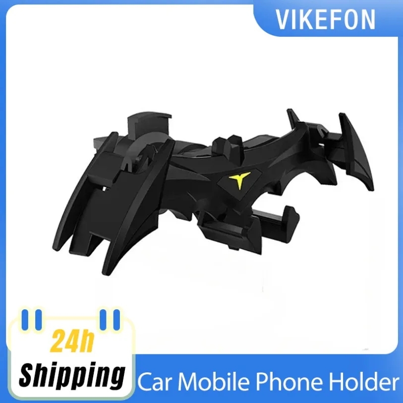 

Creative Car Interior Bat Car Mobile Phone Holder Car Air Outlet Mobile Phone Holder Navigation Support for 4-6.5 Inch Devices