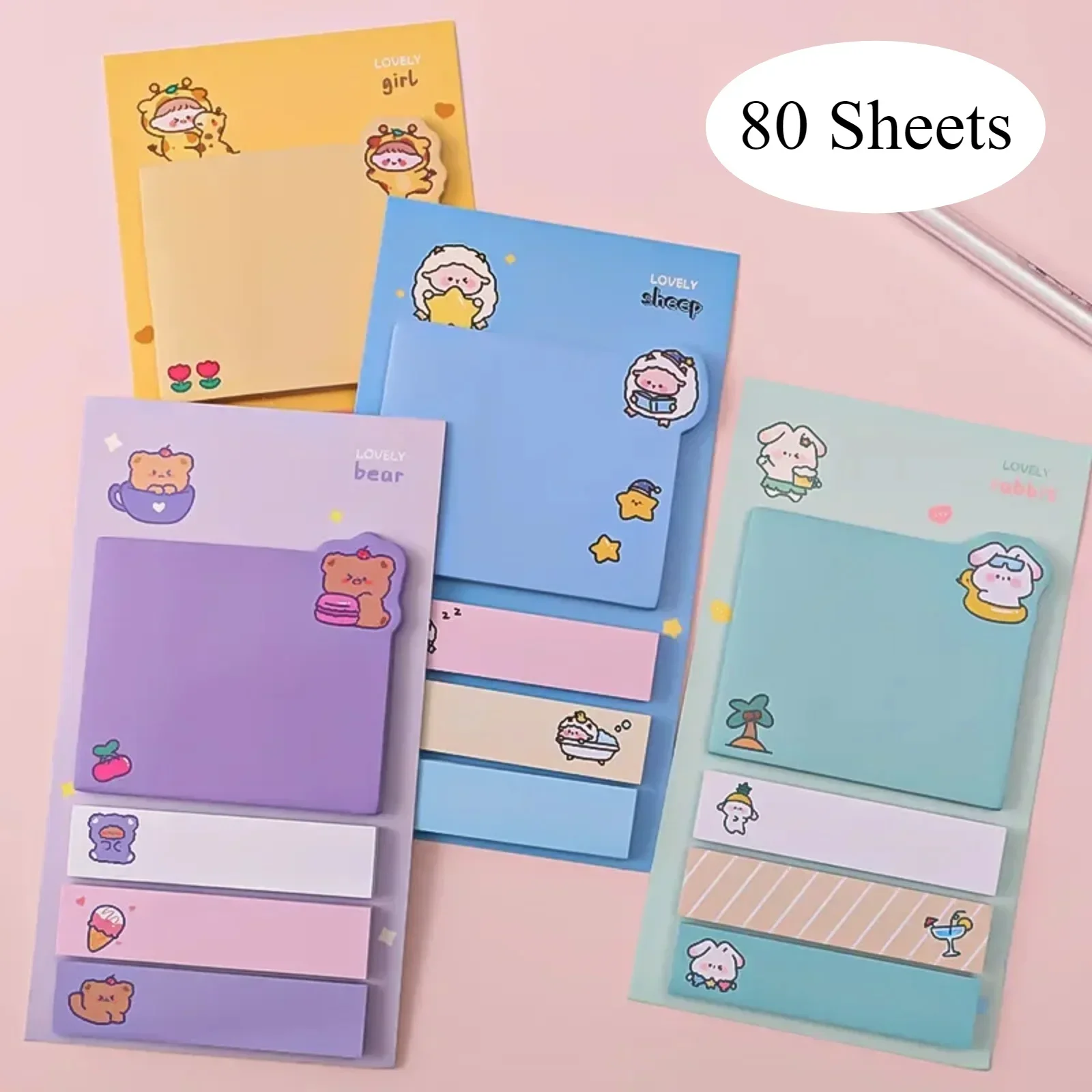 

Kawaii Paper Sticky Notes Creative Notepad Memo Pads Office School Stationery Adhesive Stickers Posted It Sticky Note Pads