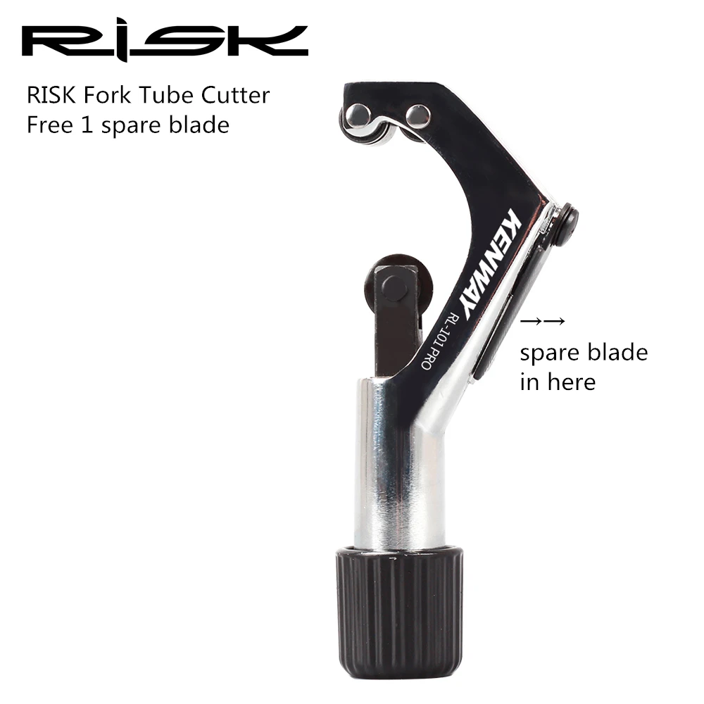 Risk Mountain Bike 28.6 Fork Cutter MTB Bicycle Head Tube Pipe Handlebar Seat Post Cutter Tool for 6-42mm Large Caliber Tube