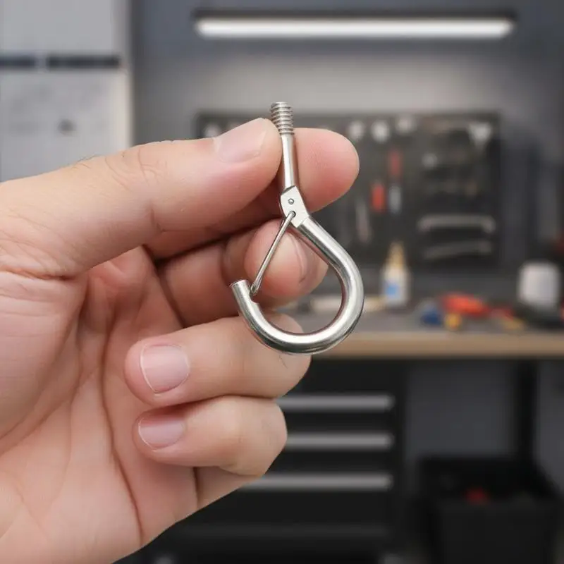 Heavy Duty Threaded Suspension Hooks 5PCS M3-M5 with Spring for Ceiling Hanging Studio Backdrops Lighting Equipment