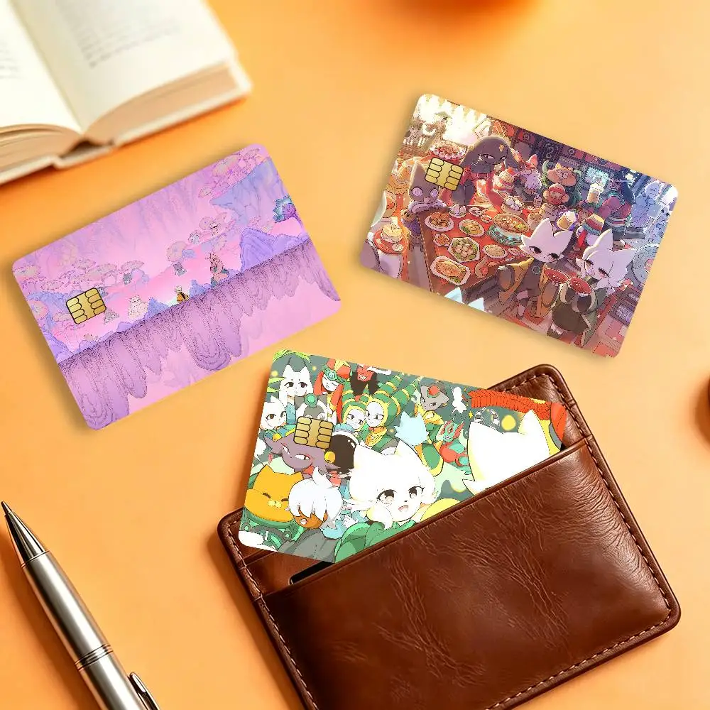 Game N-Nine S-Sols Waterproof Card Stickers For Credit Cards Debit Cards And Transit Cards 4pcs