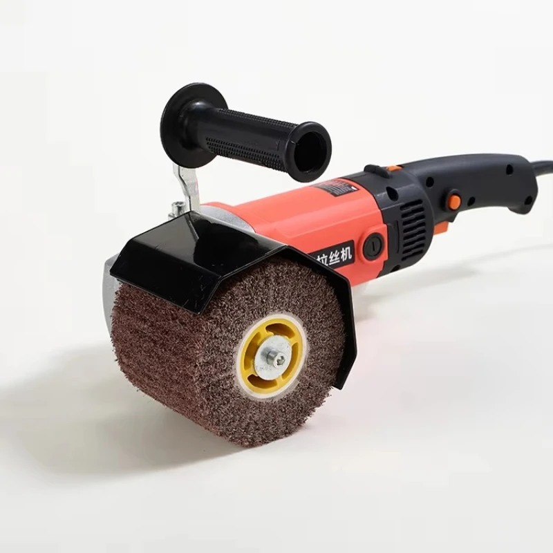 

New high-efficiency 220V mini polishing grinder Universal electric polishing tool Stainless steel metal wire drawing machine