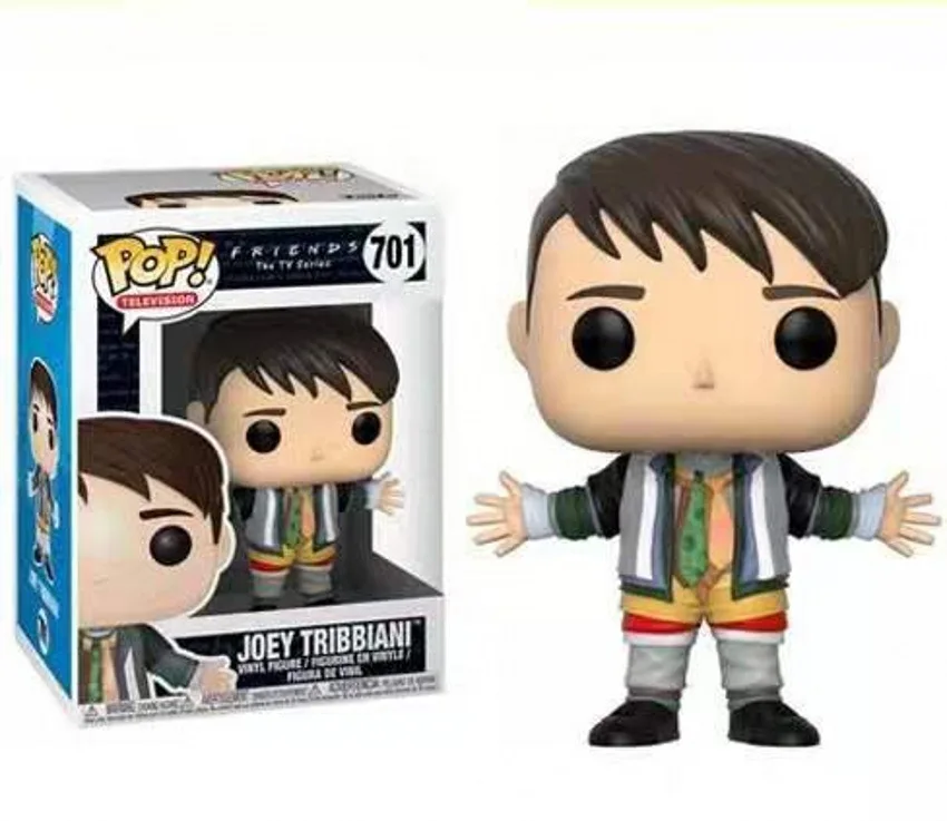FUNKO POP FRIENDS Chandler 700 #   Joey 701 #   Ross 702 #   Rachel 703 #   Monica 704 #   Phoebe 705 #   Figuras de acción de vinilo PVC