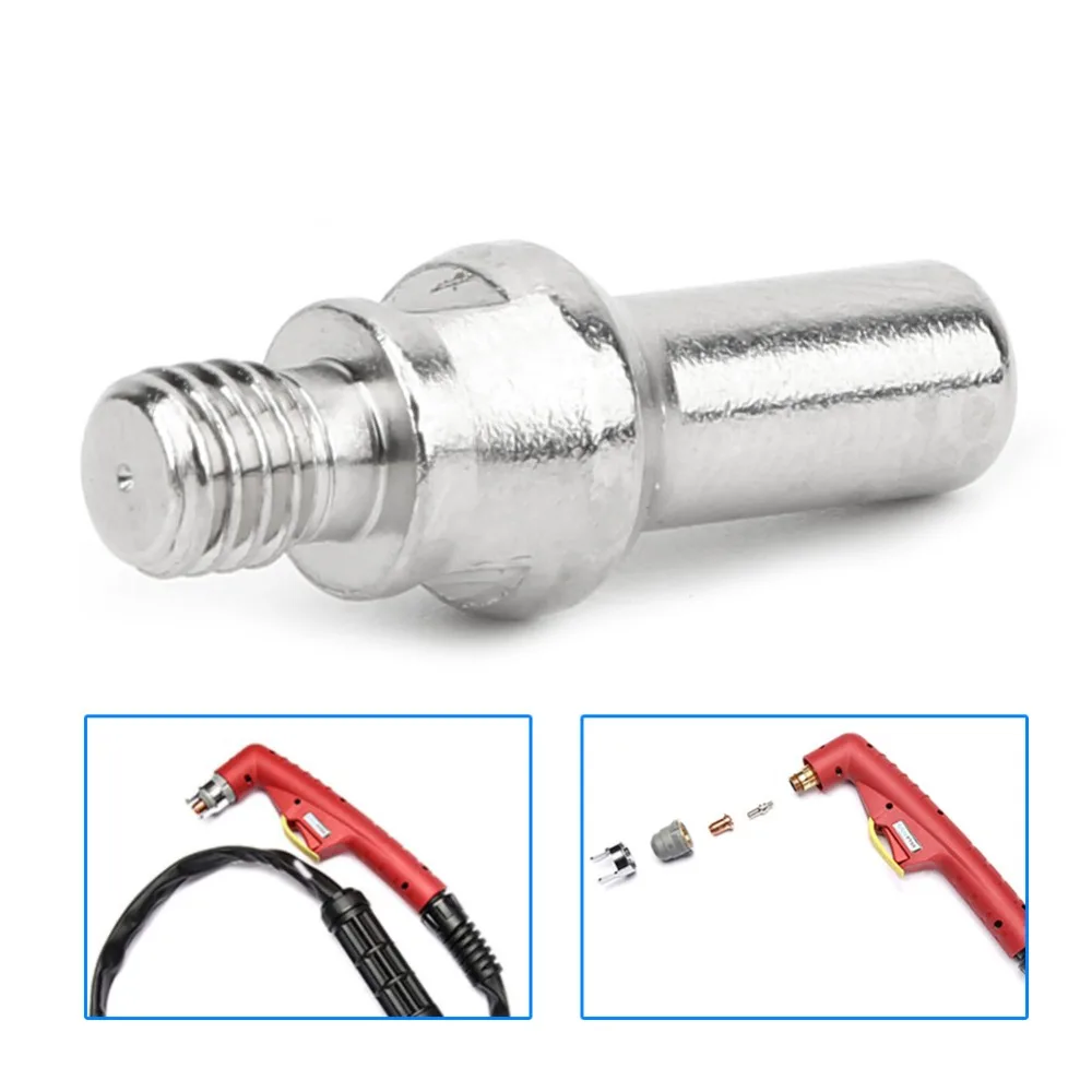 10pcs Electroplated Plasma Cutter Electrode Model 52582 Long Life Design Red Copper Electrode Plasma Torch Electrode
