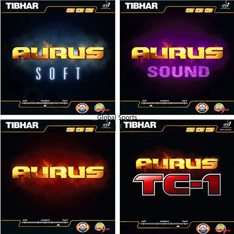 Original TIBHAR AURUS / AURUS SOUND / SOFT Table tennis professional rubber sponge TIBHAR Table Tennis Rubber Ping Pong Sponge