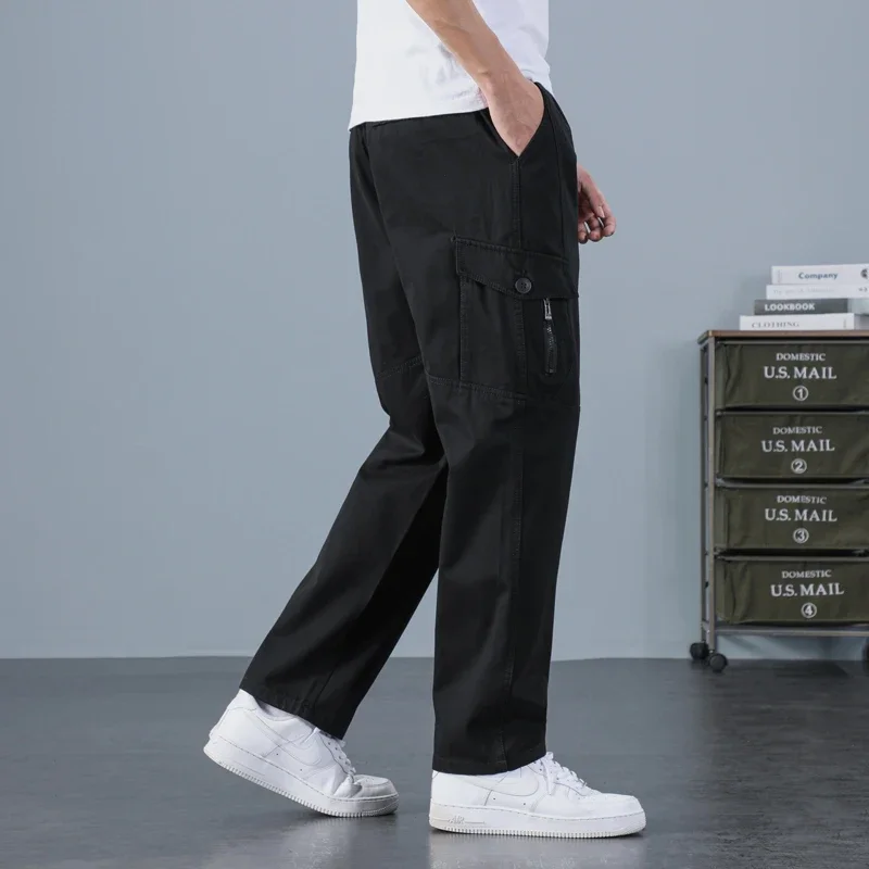 Pantaloni cargo Pantaloni per uomo Autunno Nuovi Abbigliamento da uomo Pantaloni sportivi Uomo Pantaloni stile militare Khkai Pantaloni da uomo 6XL