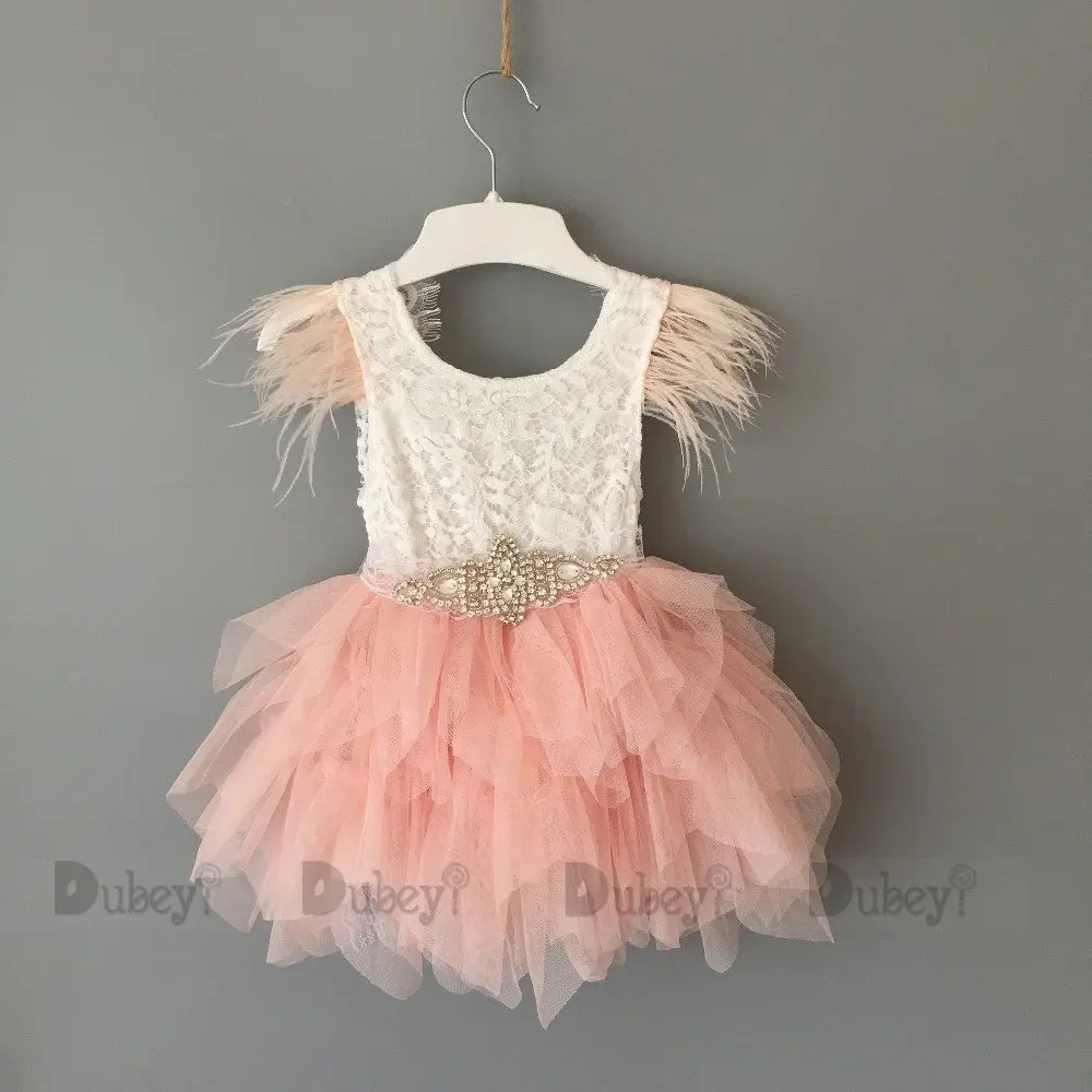 Princess Baby Feather Dress 1st Birthday Party Toddler Girls Lace Flying Sleeve Summer Dress Kids Tutu Clothing with Sashes - AliExpress 1501 Princess Baby Feather Dress 1st Birthday Party Toddler Girls Lace Flying Sleeve Summer Dress Kids Tutu Clothing with Sashes - AliExpress 1501