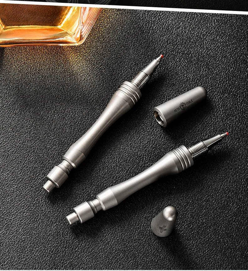 Titanium Creative Signature Pen Outdoor Titanium Tactical Pen  EDC