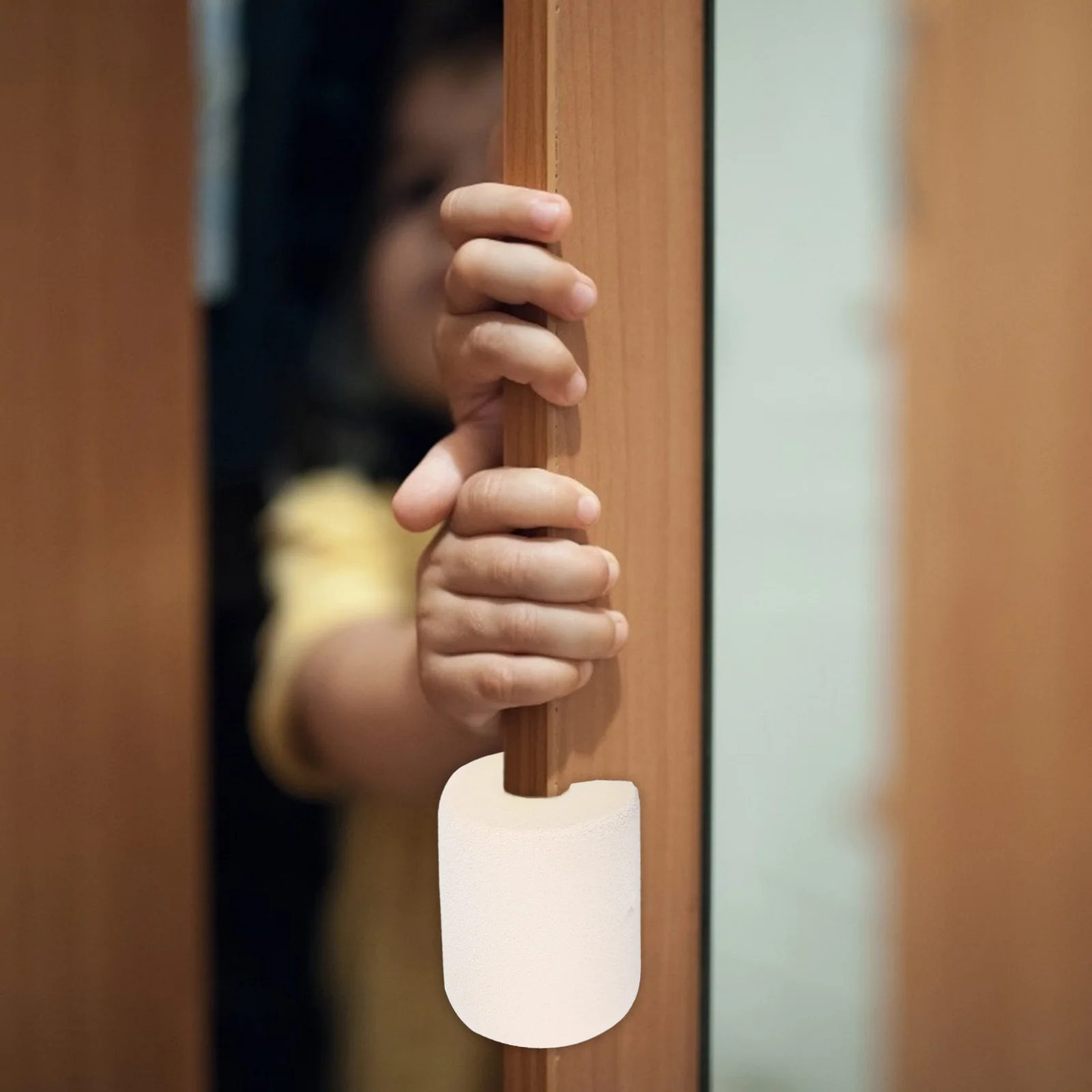 

2Pcs Door Stopper Finger Pinch Guards Creative Door Latch Safe and Reliable for Kids Protection Baby Finger Protector