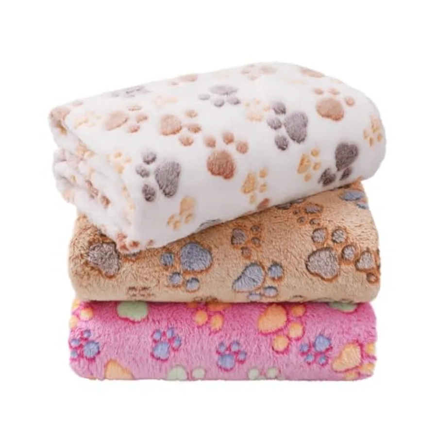 Pet blanket for puppy and cat use, premium fleece material, warm gray color, ultra-soft fluffy texture for cozy sleep