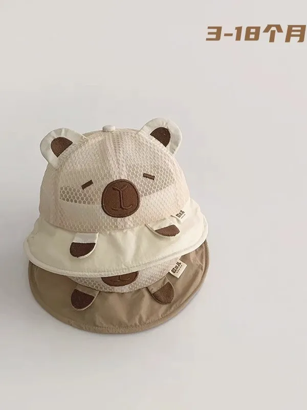 

Basin hat baby hat summer thin 2025 new big eaves sunscreen sun hat