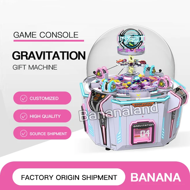 Toy Gift Machine Entertainment Equipment For Kids 4-person Excavator Machine Coin Operated Construction