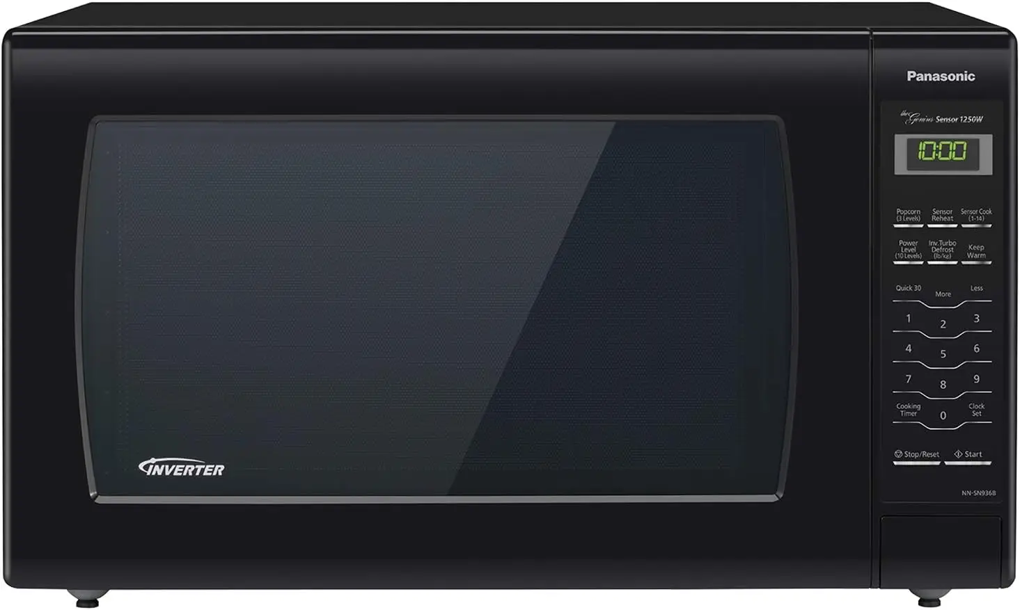 

Microwave Oven Black Countertop with Inverter Technology and Genius Sensor, 2.2 Cubic Foot, 1250W