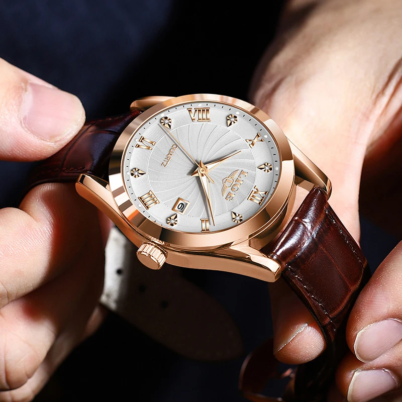 LIGE 2025 fashion men's watches top luxury sports simple calendar men's formal watches men's quartz clock Relogio Masculino+BOX