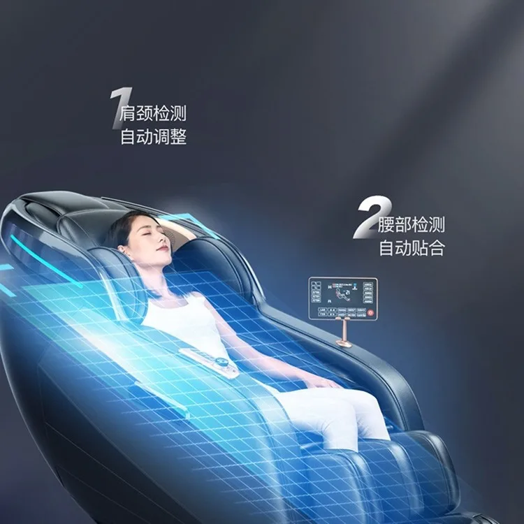 

Направляющая Chigo SL 4D, голосовое массажное кресло для дома, вверх и вниз, роскошная космическая капсула, многофункциональный диван