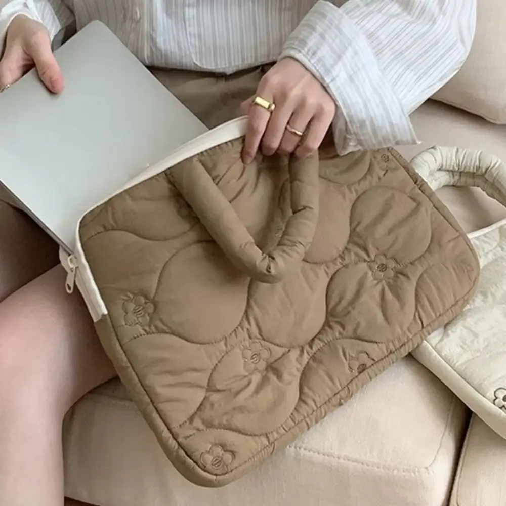 

New Flower Laptop Sleeve Cute Multiple Models Tablet Pouch INS Multipurpose Computer Case