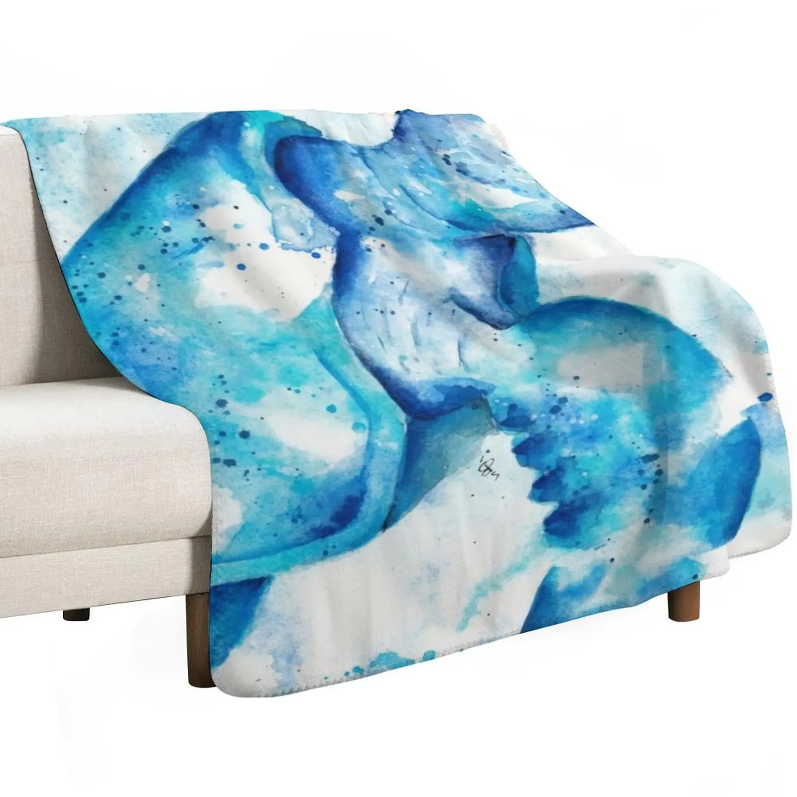 Tortue de mer Throw Blanket Decorative Sofas Thin Furrys Picnic Blanket