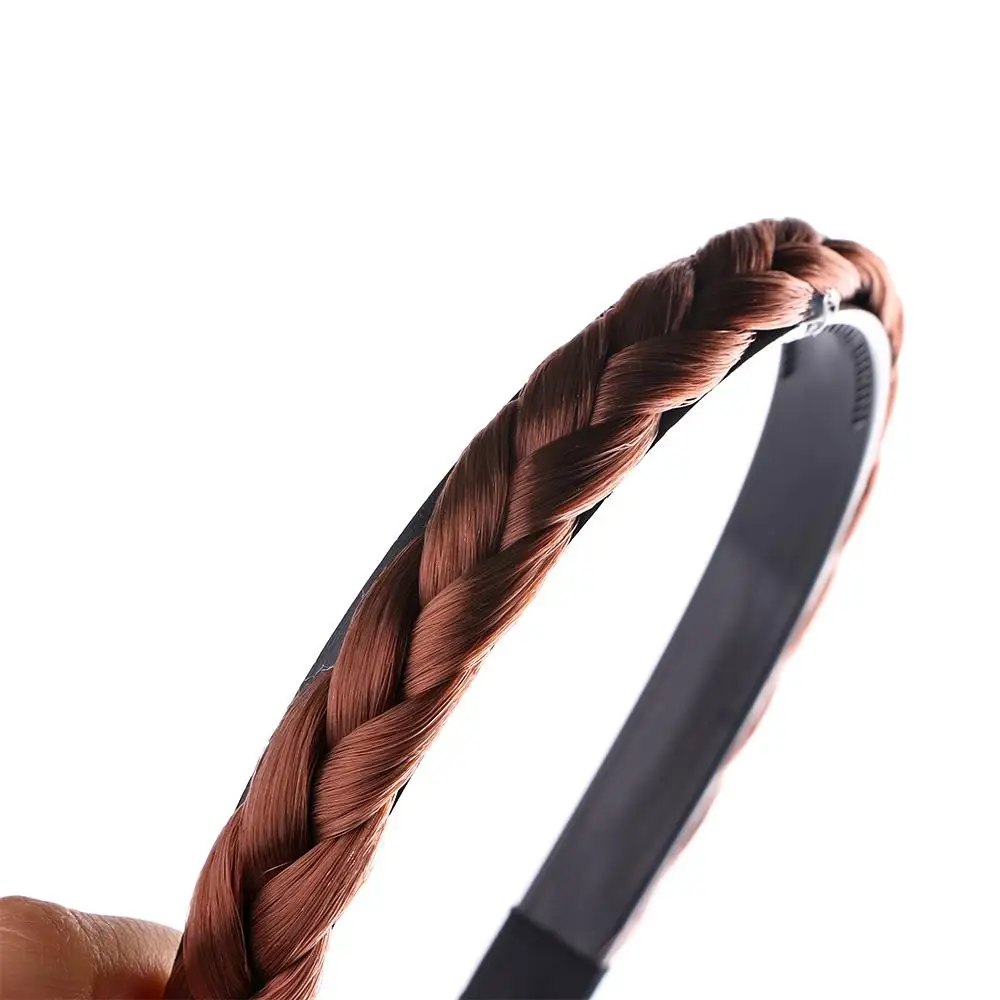 Винтажные аксессуары для волос принцессы, женский обруч на голову, головные уборы, синтетический парик, витой парик, повязка на голову, плетеная повязка на голову, ленты для волос