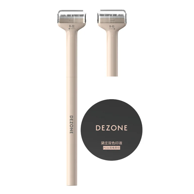 Dezone cils inférieurs timbre maquillage professionnel sous cils joint Eyeliner stylo imperméable et résistant à la sueur Eye Liner 2 en 1