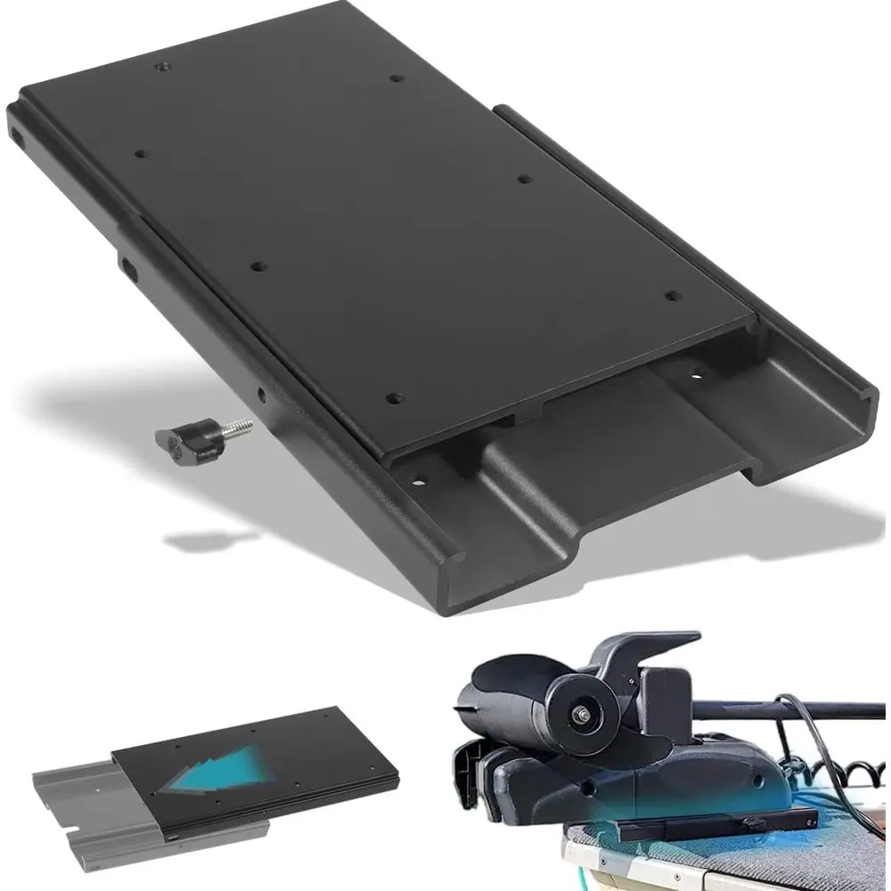 1854035 MKA-16-03 Trolling Motor Quick Release Bracket, Compatible with Various Models, Black