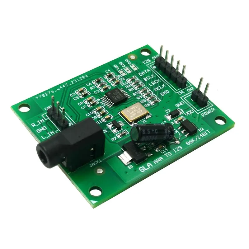 DLHiFi PCM1808 3.5mm Stereo Analog Audio Signal ADC To I2S Signal for DSP Equipment Recording Equipment Decoder