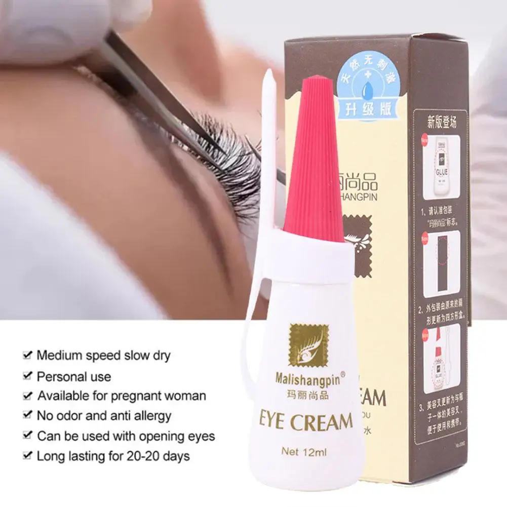 

12ml Drying Grafted Eyelash Glue No-irritant Eyelashes Extension Glue Waterproof Long Lasting Firm Lash Glue Makeup Tool