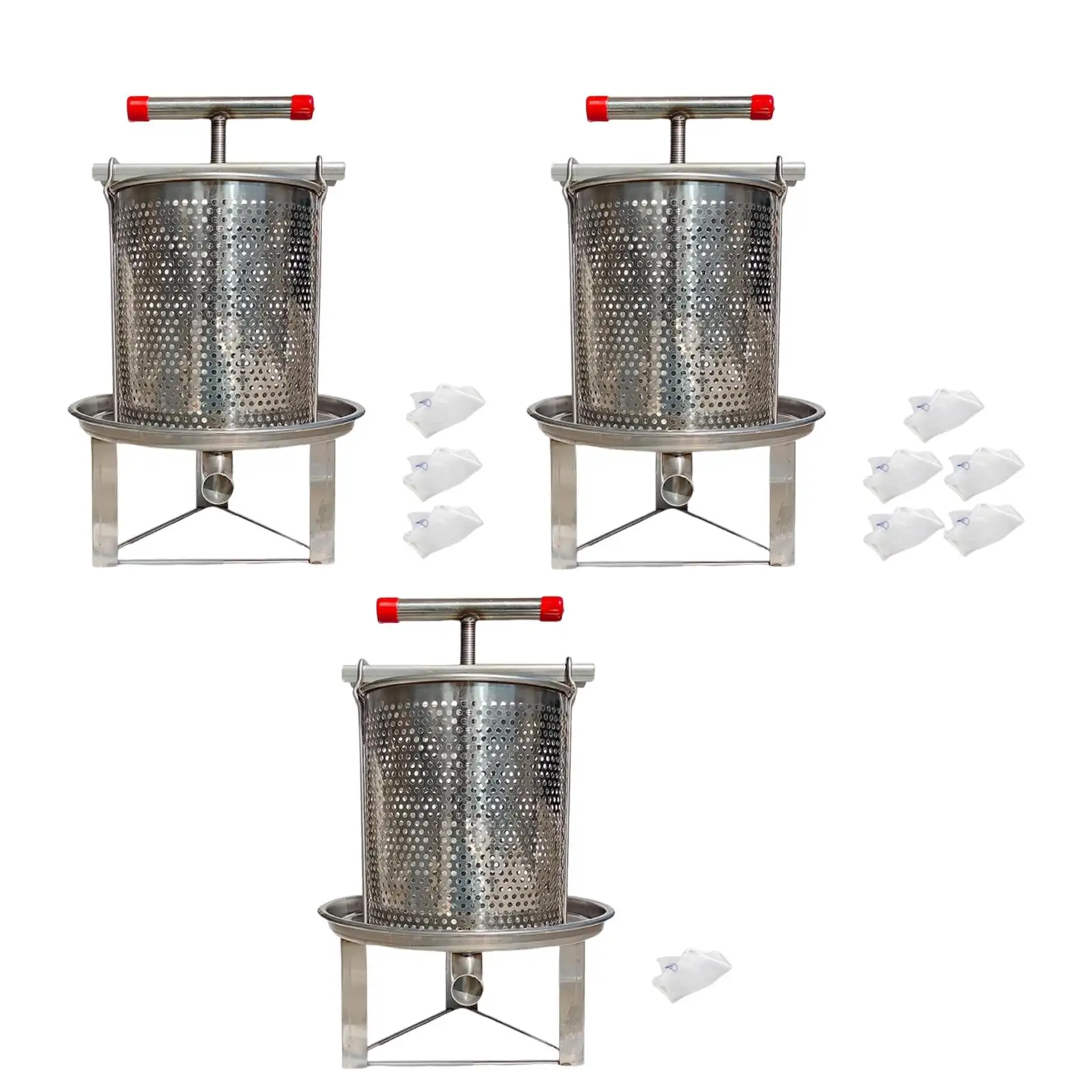 

Honey Press Machine Sturdy Manual Fruit Press for Grape Olive Oil Juice