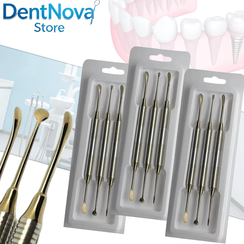 

3set Titanium Dental Implant Mucotome Periosteal Elevator Separator Splitter Reflecting Surgery Tool