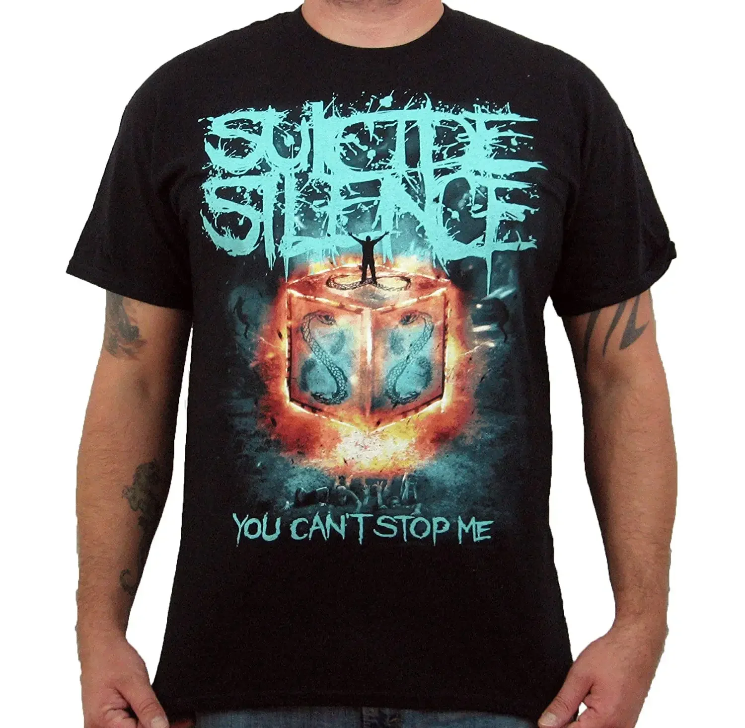 

Hardcore Apparel Men'S Suicide Silence Funny Tee Shirt Hipster Summer