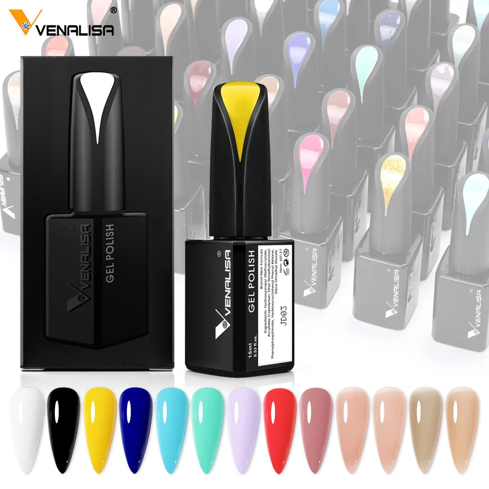Venalisa 15ml TPO FREEGel Smalto Gelatina Colore Manicure Nuova Formula Matt Top Coat Lusso Soak Off UV LED Colorato Gel Per Unghie Lacca