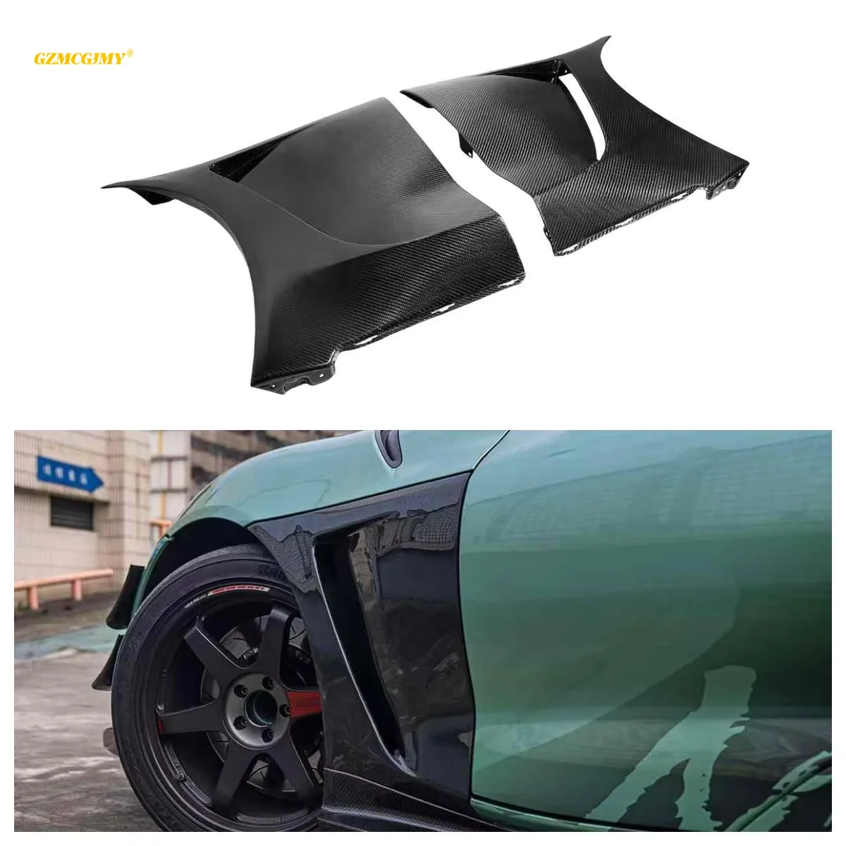 

Prepreg Carbon Fiber Dry Carbon Fiber Side Fenders For Toyota Supra A90