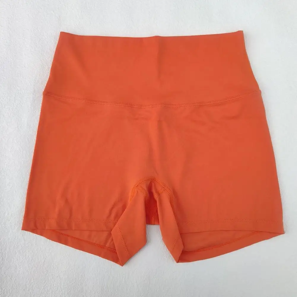 Cintura alta Yoga Shorts Slim Fit, controle de barriga, secagem rápida para correr esportes, moletom de verão