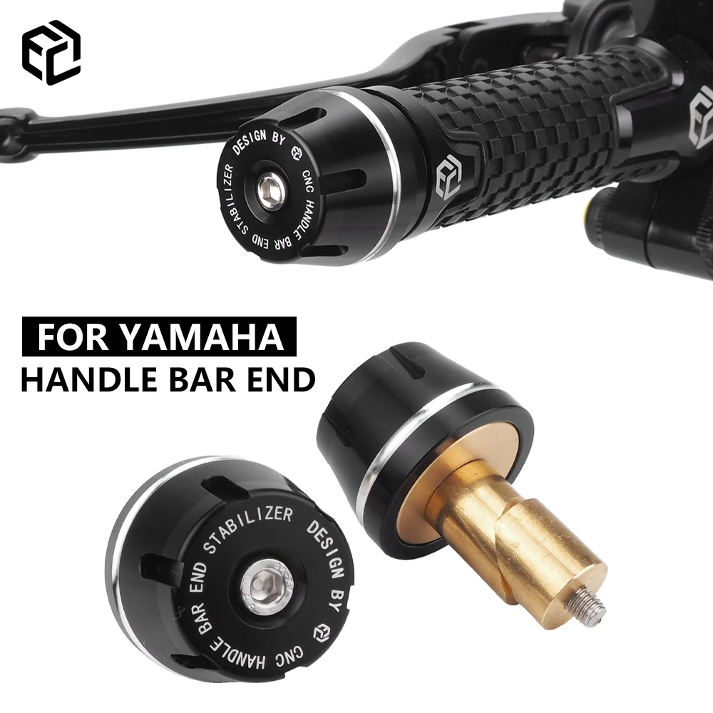 

For YAMAHA MT03 / MT09 / MT15 / YZF R1 / R3 / R6 / R7/ Motorcycle Bar End Weighted Anti Vibration Dampener CNC Brass Accessories