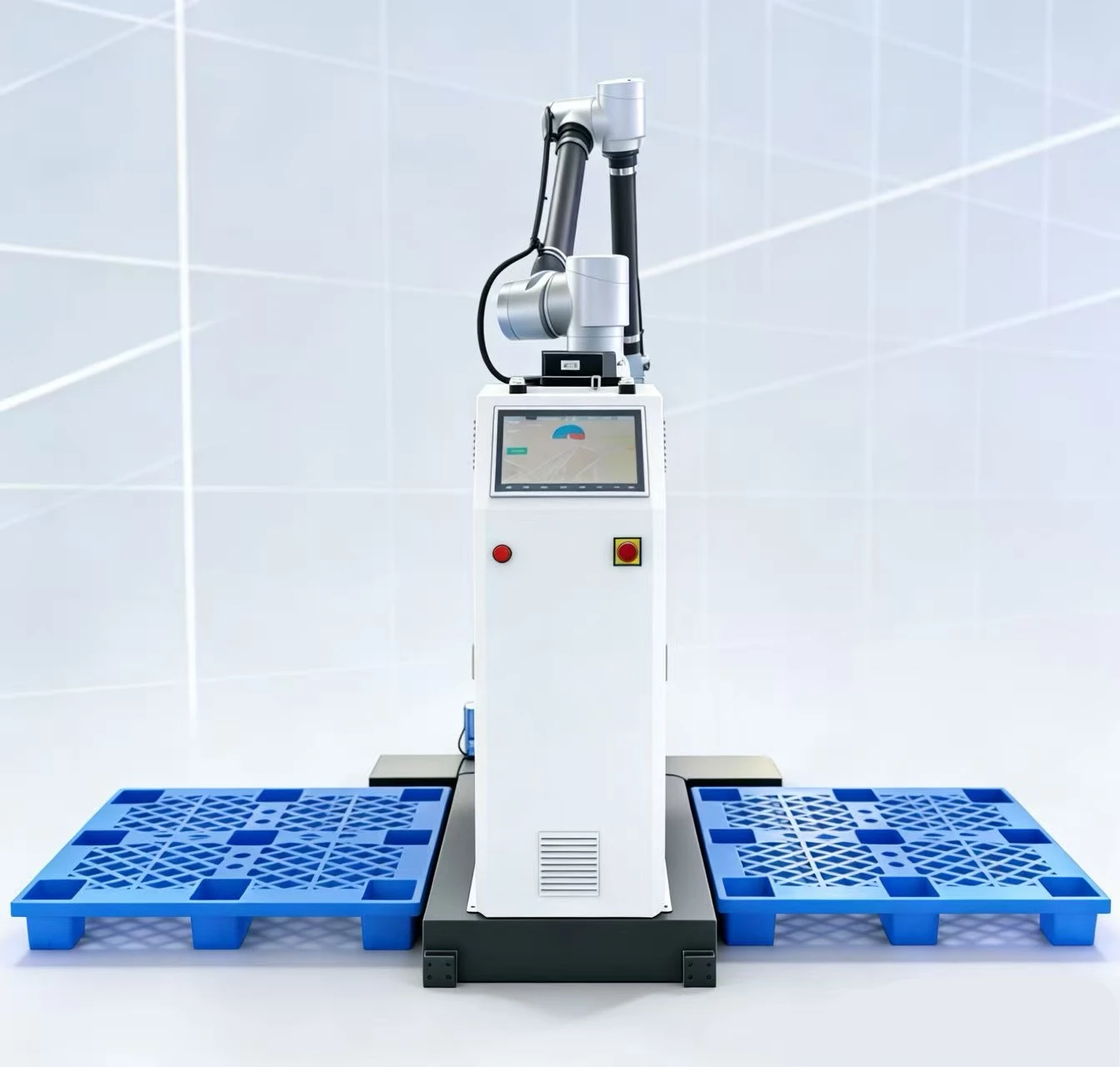 Automated EquipmentAutomated Collaborative Robots For Unpacking Palletizing Educational Programming Carton Palletizing Stainless