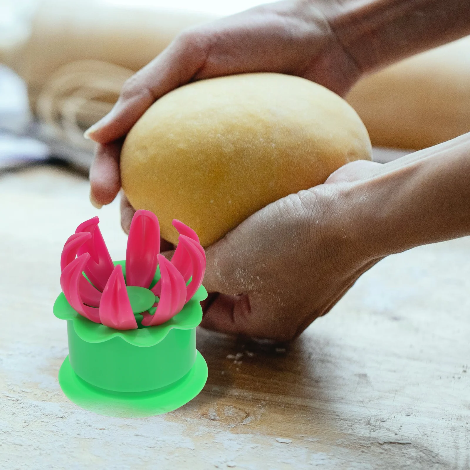

2Pcs Steam Bun Molds Plastic Reusable Kitchen Cooking Tools for Family Restaurant Pastry Pie Dumpling Making Baking Pans