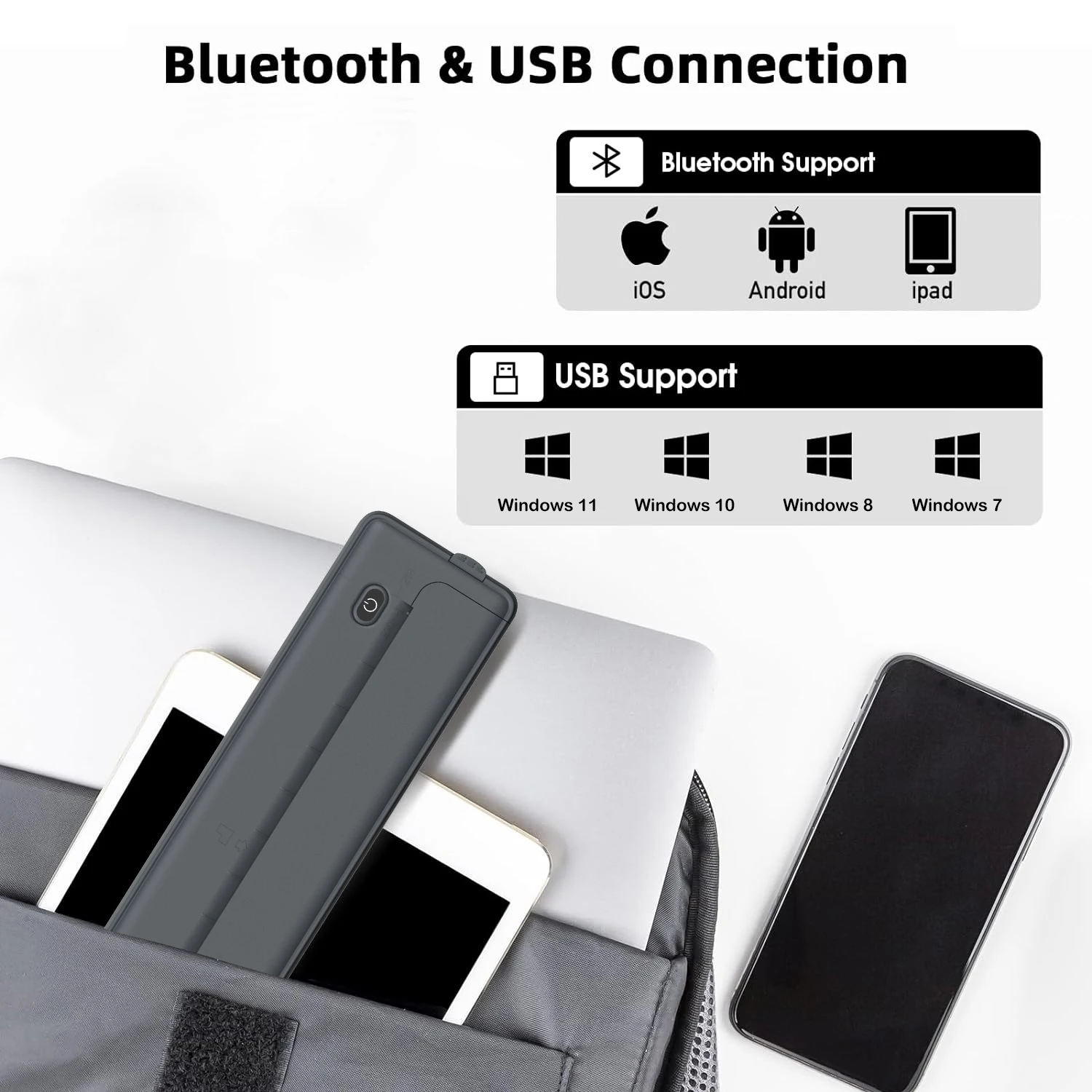 طابعة حرارية A4 للوشم/المكتب/الدراسة توصيل USB وبلوتوث آلة نقل الوشم فوز 7/8/9/10 بدون حبر مع ورق A4 #4