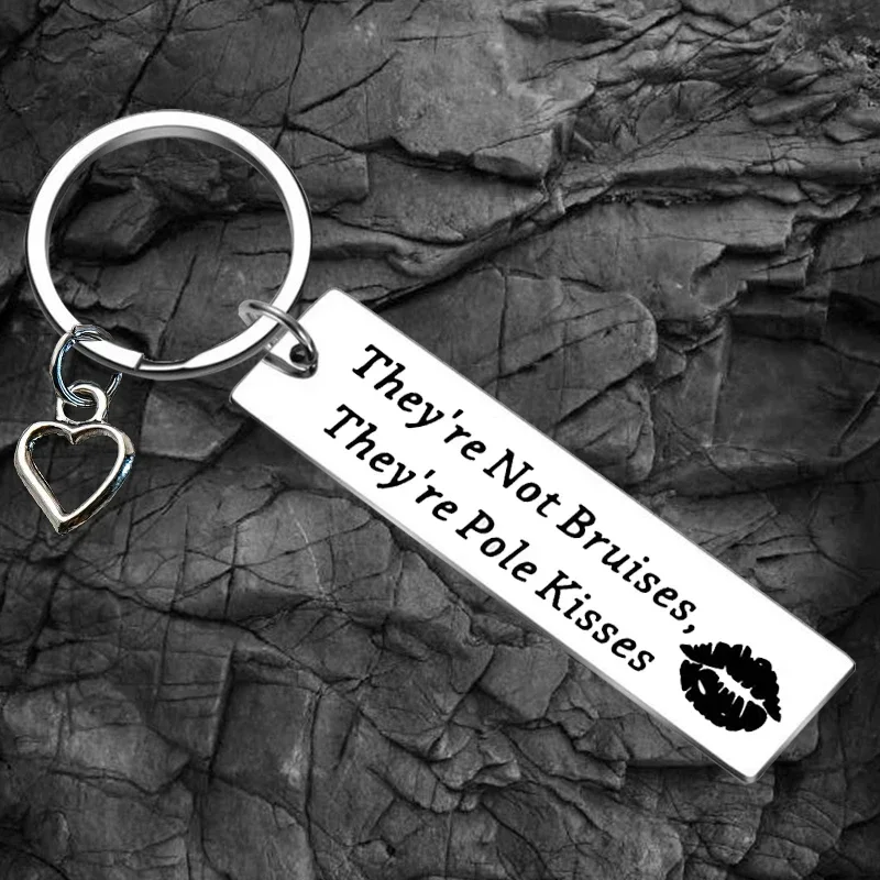 Pole Dancing Keychain Pole Dancer Jewelry Key Rings dance teacher Gift thank you gift