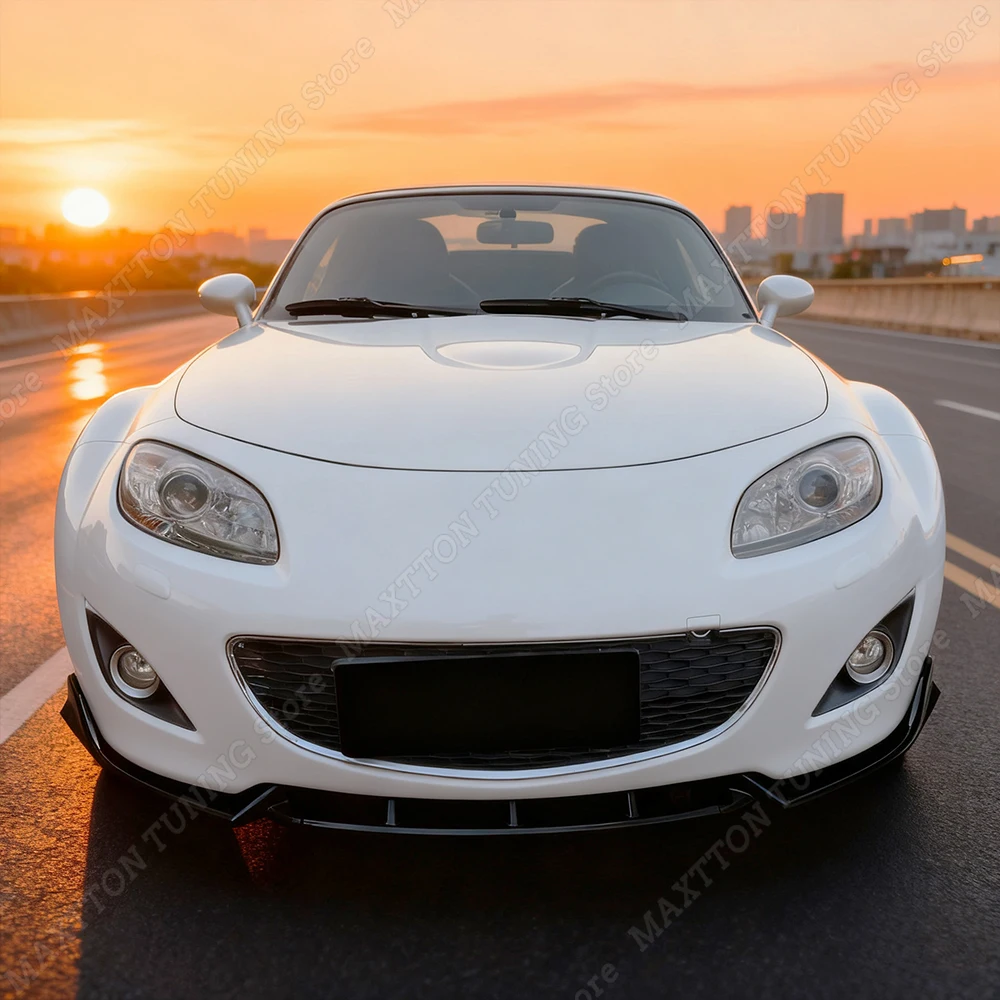 

2009-2015 для Mazda MX-5 Miata NC Facelift, передний бампер автомобиля, разделитель губ, спойлер, диффузор, защита, дефлектор, комплект кузова из АБС-пластика, тюнинг
