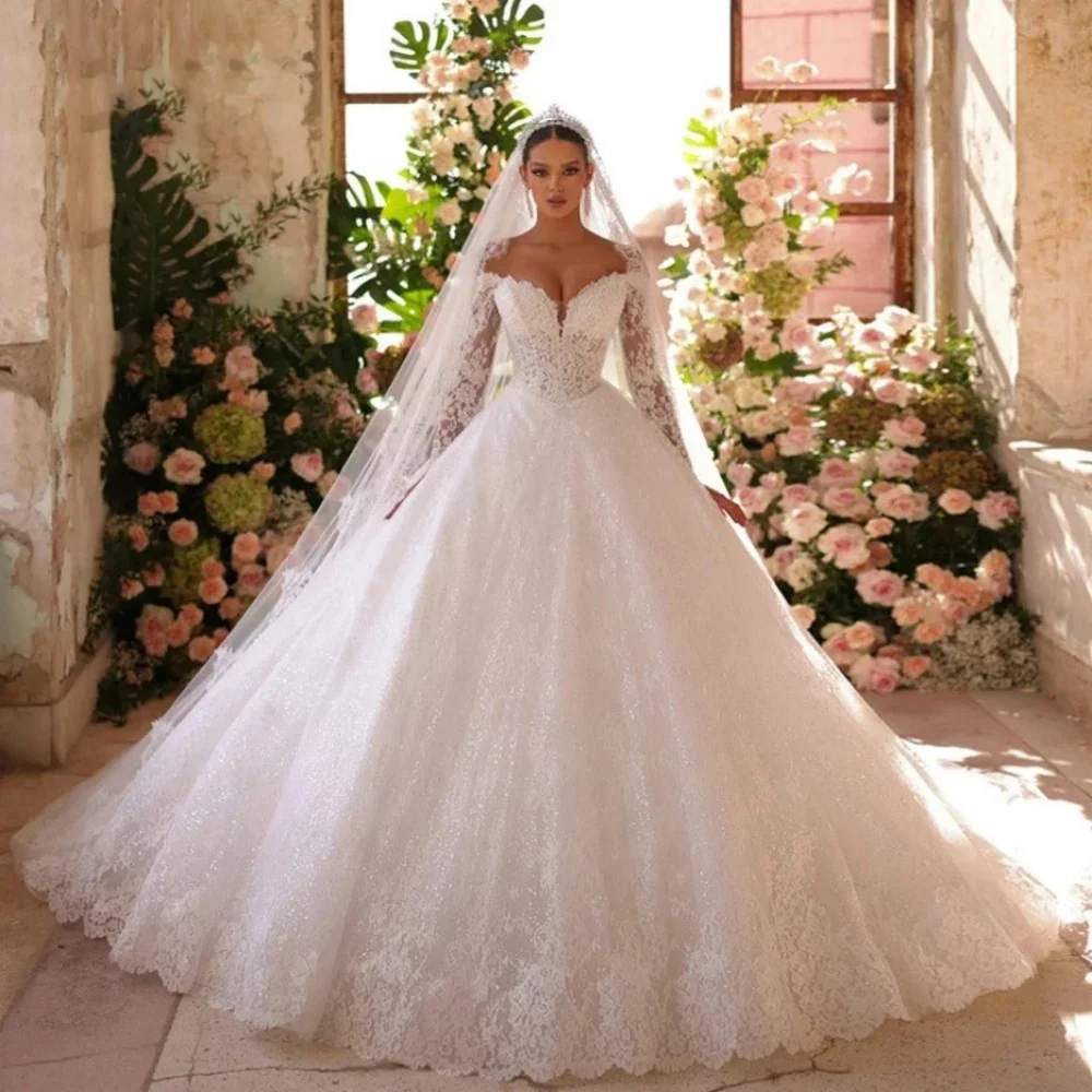 One Shoulder Wedding Dress Forest Series Slim Fit Autumn Winter Style Simple Small Tail Slimming Design Wholesale Customization