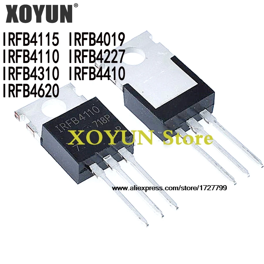 10pcs IRFB4115PBF IRFB4115 TO-220 IRFB4019 IRFB4110 IRFB4227 IRFB4310 IRFB4410 IRFB4620 IRFB4019PBF IRFB4110PBF IRFB4410Z