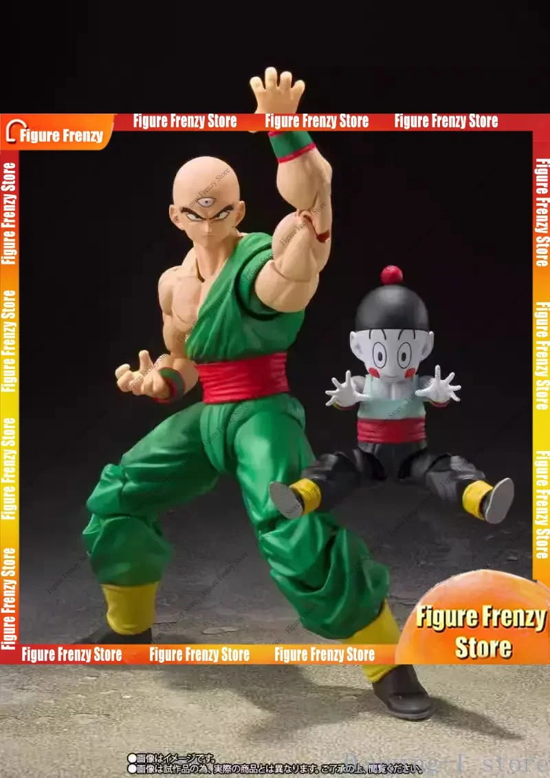 

Spot SaleIn Stock Original Bandai Shf Pvc Figuarts Tenshinhan Chaoz Action Figures Giftin Stock